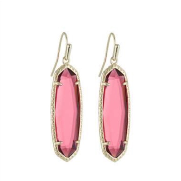 Kendra Scott Jewelry - Kendra Scott NWT Layla droppedearrings berry glass